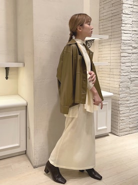 「RANDA（ランダ）のアイテム（ジャケット/アウター）」を使った、ᴷᵁᴹᴵᴷᴼ ᴼᴺᴼさん（レディース・154cm）の秋コーディネート