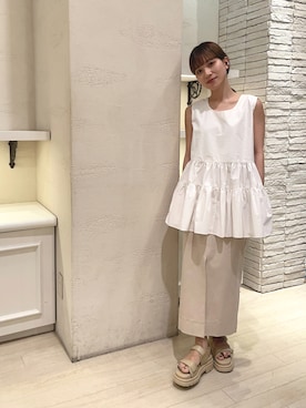 「RANDA（ランダ）のアイテム」を使った、ᴷᵁᴹᴵᴷᴼ ᴼᴺᴼさん（レディース・154cm）の夏コーディネート