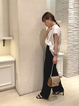 「RANDA（ランダ）のアイテム」を使った、ᴷᵁᴹᴵᴷᴼ ᴼᴺᴼさん（レディース・154cm）の夏コーディネート