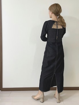 「RANDA（ランダ）のアイテム（ワンピース）」を使った、ᴷᵁᴹᴵᴷᴼ ᴼᴺᴼさん（レディース・154cm）の秋コーディネート