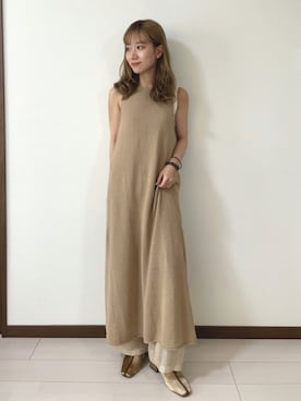 「RANDA（ランダ）のアイテム（パンツ）」を使った、ᴷᵁᴹᴵᴷᴼ ᴼᴺᴼさん（レディース・154cm）の夏コーディネート