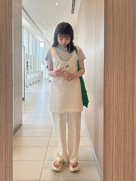 「Ada.（エイダ）のアイテム」を使った、mei さん（レディース・158cm）の夏コーディネート