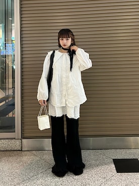 「アイテム（リング）」を使った、mei さん（レディース・158cm・20代）の秋コーディネート