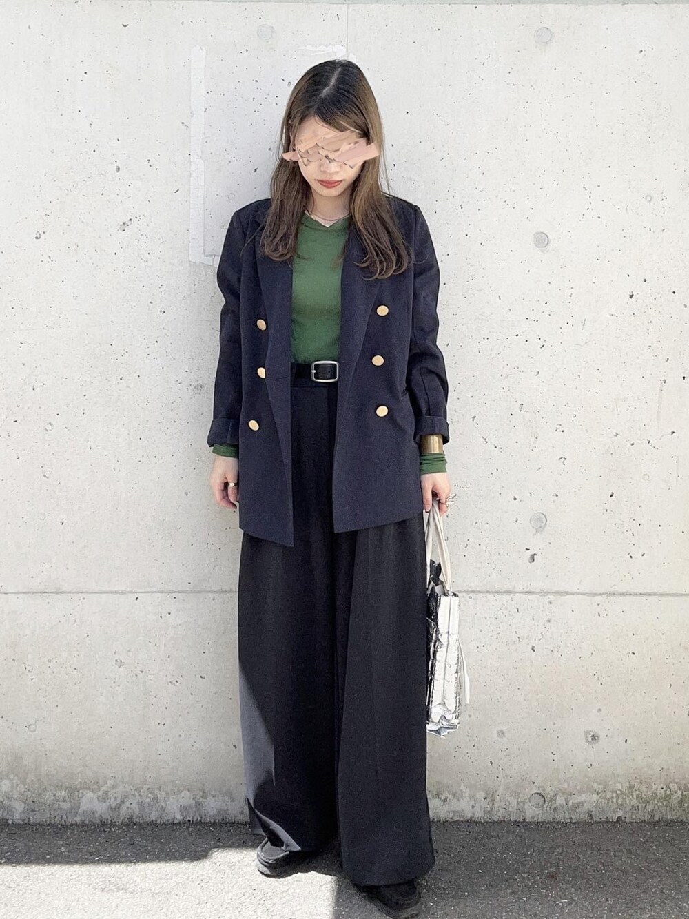 Sustainble ダブルジャケット snidel Sustainableダブルジャケット