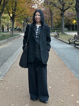 「アイテム（その他）」を使った、misuzuさん（レディース・158cm）の冬コーディネート