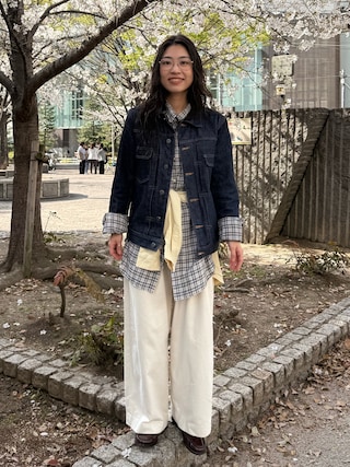 6（ロク）の「＜6(ROKU)＞COTTON RAYON BIG PANTS/パンツ（チノパンツ