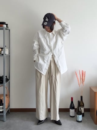6(ROKU) COTTON RAYON BIG PANTS/パンツ 36 6(ROKU)＞COTTON RAYON BIG PANTS/パンツ