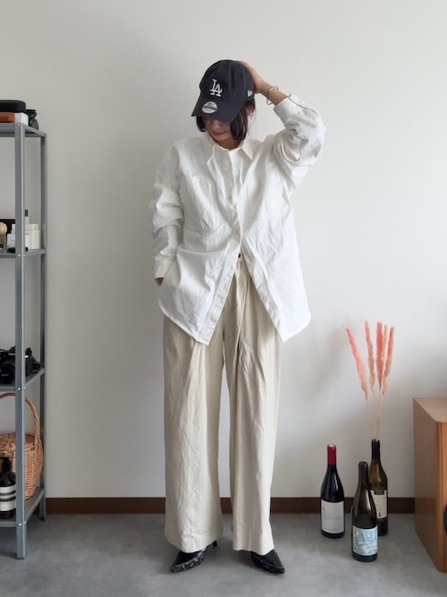 美品　6 ROKU COTTON RAYON BIG PANTS 6(ROKU)＞COTTON RAYON BIG PANTS/パンツ