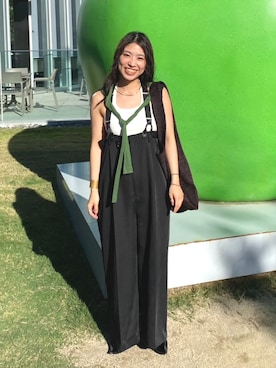 「アイテム（その他）」を使った、misuzuさん（レディース・158cm）の夏コーディネート