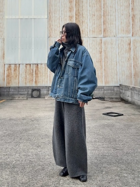 「ETRE TOKYO（エトレトウキョウ）のアイテム」を使った、misuzuさん（レディース・158cm）の冬コーディネート