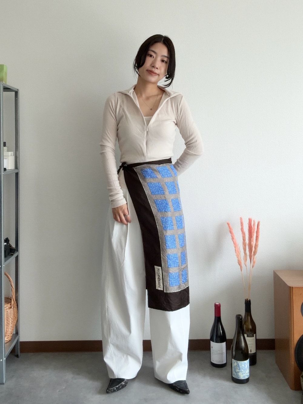 INSCRIRE × 6 ROKU ZIP TURTLE PULLOVER INSCRIRE／6(ROKU)別注