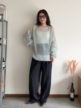 「アイテム（その他）」を使った、misuzuさん（レディース・158cm）の秋コーディネート