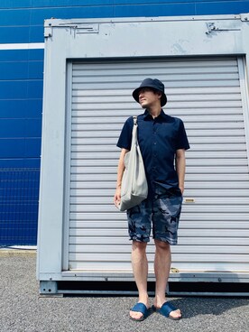 無印良品 ムジルシリョウヒン のサンダルを使ったメンズ人気ファッションコーディネート Wear