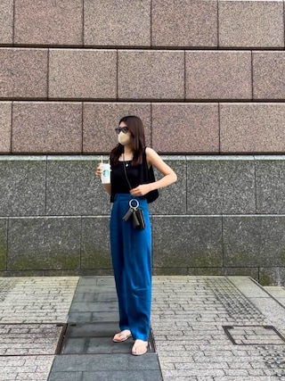 6（ロク）の「＜6(ROKU)＞TUCK PANTS/パンツ（その他パンツ