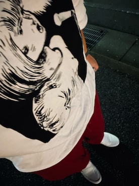 「sonic youth（ソニックユース）のアイテム」を使った、Pissさん（メンズ・175cm）の秋コーディネート