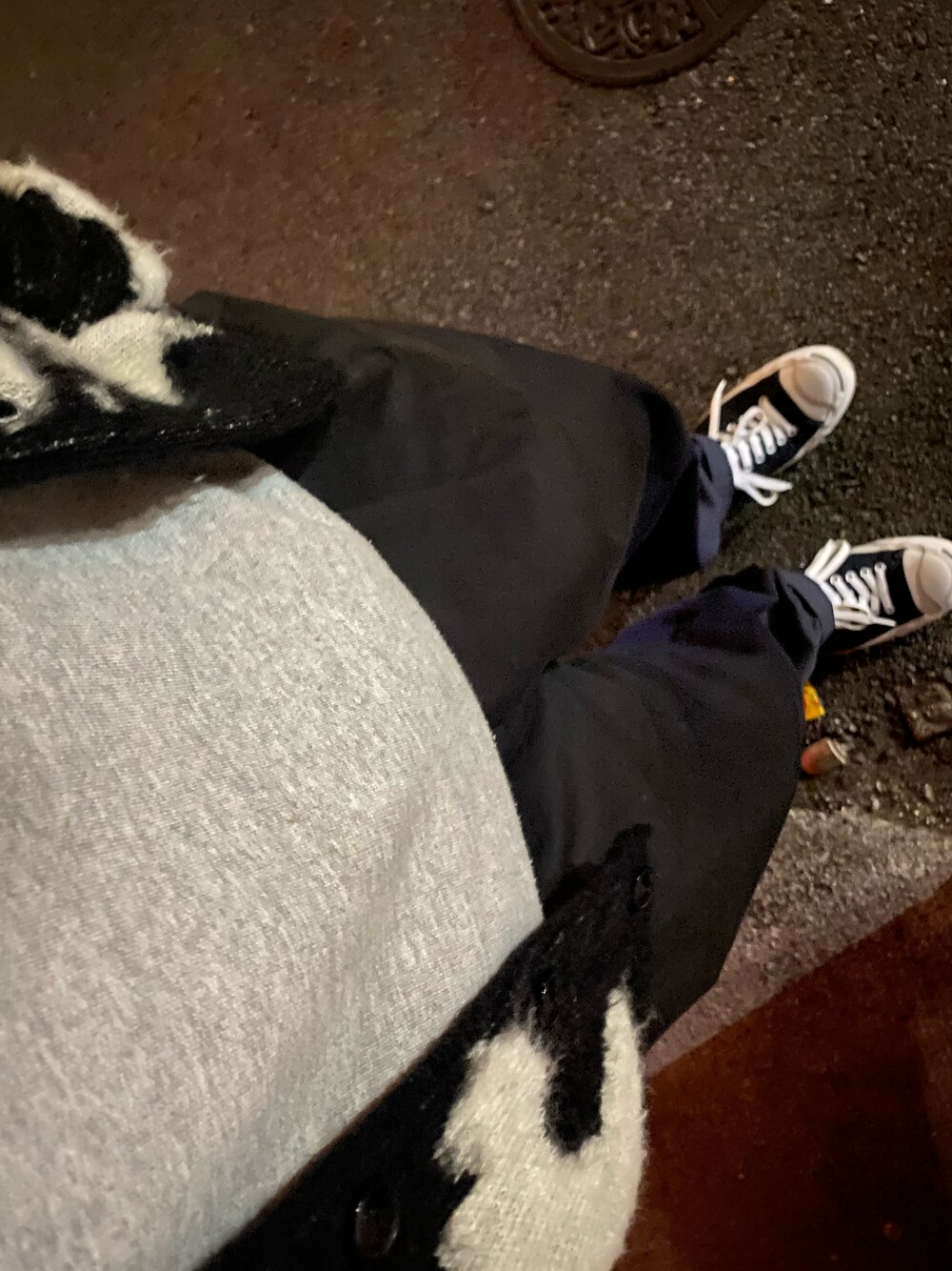 「オーバーサイズ、今日のコーデ、休日スタイル、おしゃれさんと繋がりたい、ビッグシルエット、カジュアルコーデ、ゆるコーデ、きれいめカジュアル、オトナカジュアル、ユニクロ、GU、モノトーンコーデ、ootd、オレンジ」｜「TIGHTBOOTH PRODUCTIONのアイテム（ナイロンジャケット、オレンジ系）」を使った、Pissさん（メンズ・175cm）の秋コーディネートの1枚目の写真