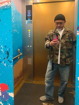 「アイテム（シューズ）」を使った、AKTKさん（メンズ・168cm）の秋コーディネート
