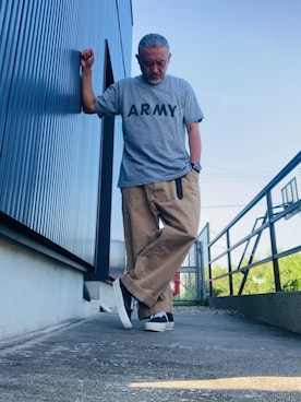 「アイテム（腕時計）」を使った、AKTKさん（メンズ・168cm）の夏コーディネート