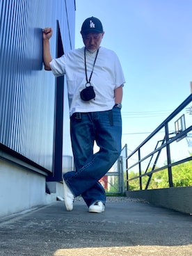 「アイテム（財布）」を使った、AKTKさん（メンズ・168cm）の夏コーディネート