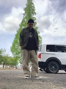 「L.L.Bean（エルエルビーン）のアイテム（トップス）」を使った、AKTKさん（メンズ・168cm）の春コーディネート