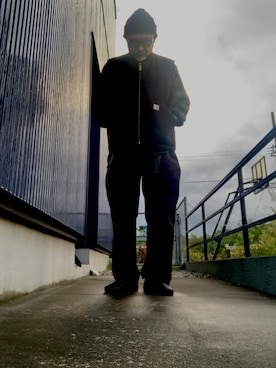 「アイテム（チノパンツ）」を使った、AKTKさん（メンズ・168cm）の秋コーディネート