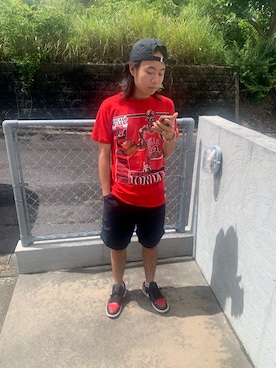 「Jordan（ジョーダン）のアイテム」を使った、AKTKさん（メンズ・168cm）の夏コーディネート