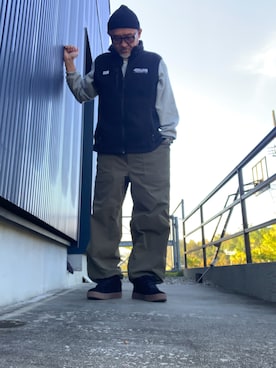 「アイテム（その他アウター）」を使った、AKTKさん（メンズ・168cm）の秋コーディネート