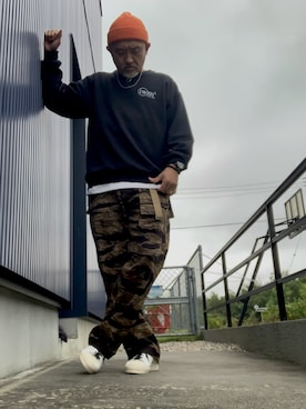 「アイテム（アナログ腕時計）」を使った、AKTKさん（メンズ・168cm）の秋コーディネート