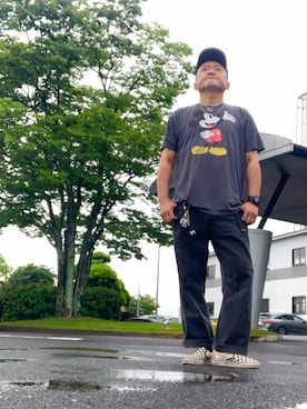 「POLeR（ポーラー）のアイテム」を使った、AKTKさん（メンズ・168cm）の夏コーディネート