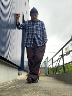 「アイテム（デジタル腕時計）」を使った、AKTKさん（メンズ・168cm）の秋コーディネート