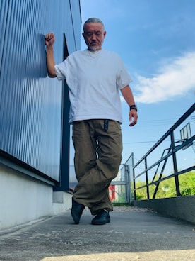 「アイテム（腕時計）」を使った、AKTKさん（メンズ・168cm）の夏コーディネート