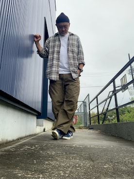 「WAIPER.inc（ワイパーインク）のアイテム」を使った、AKTKさん（メンズ・168cm）の春コーディネート