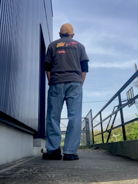 「POLeR（ポーラー）のアイテム」を使った、AKTKさん（メンズ・168cm）の春コーディネート
