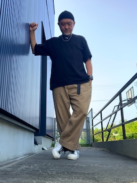 「アイテム（腕時計）」を使った、AKTKさん（メンズ・168cm）の夏コーディネート