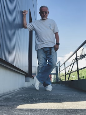 「VANS（バンズ）のアイテム（スニーカー）」を使った、AKTKさん（メンズ・168cm）の夏コーディネート