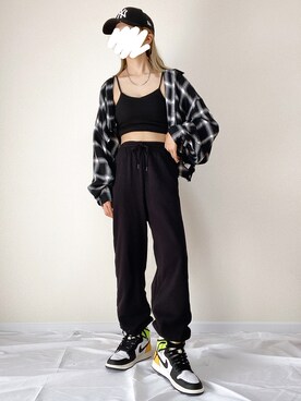 「秋コーデ」｜「GRL（グレイル）のアイテム（キャミソール）」を使った、enna_028さん（レディース・157cm）の秋コーディネート