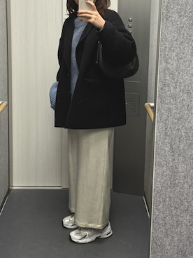 「ENOF（イナフ）のアイテム」を使った、Nanamiさん（レディース・165cm）の冬コーディネート