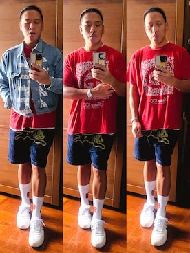 「Polo Ralph Lauren」｜「アイテム（デニムジャケット）」を使った、Edimundson さん（メンズ・180cm）の秋コーディネート