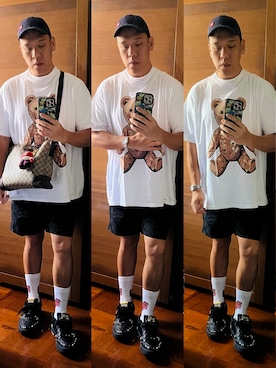 「HUMAN MADE（ヒューマンメード）のアイテム」を使った、Edimundson さん（メンズ・180cm）の秋コーディネート