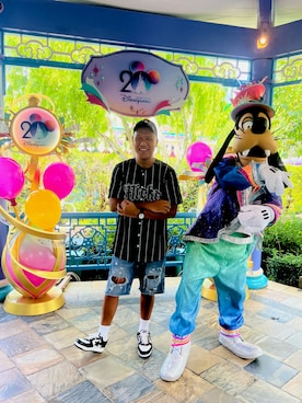 「MLB（メジャーリーグベースボール）のアイテム」を使った、Edimundson さん（メンズ・180cm）の冬コーディネート