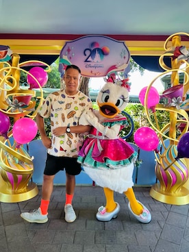 「disney」｜Edimundson さん（メンズ・180cm）の秋コーディネート