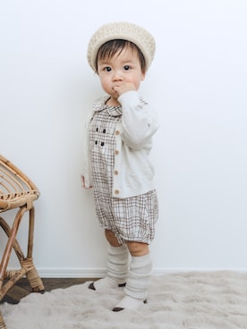 「riziere（リジェール）のアイテム」を使った、いおみゆちー。さん（キッズ・80cm）の春コーディネート