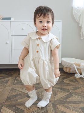 「riziere（リジェール）のアイテム」を使った、いおみゆちー。さん（キッズ・80cm）の春コーディネート