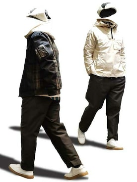 「通勤穿搭」｜innate_crewさん（メンズ・180cm）の冬コーディネート
