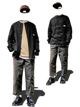 「通勤穿搭」｜innate_crewさん（メンズ・180cm）の春コーディネート