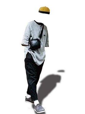 「通勤穿搭」｜innate_crewさん（メンズ・180cm）の春コーディネート