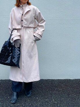 トレンチコート ホワイト系 を使った人気ファッションコーディネート Wear