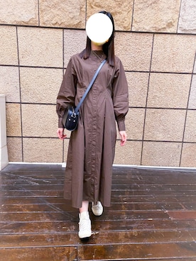 「A.P.C.」｜「アイテム（ワンピース/ドレス）」を使った、ぴっさん（レディース・165cm）の春コーディネート