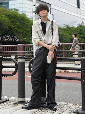 「アイテム（タンクトップ）」を使った、col.さん（メンズ・172cm・20代）の夏コーディネート