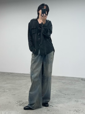「LIDNM（リドム）のアイテム」を使った、col.さん（メンズ・172cm）の夏コーディネート